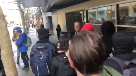 Feb 8 2020 Portland 1.4 reporter brandon brown attacked by antifa 1