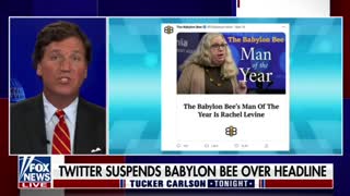 Tucker OBLITERATES Twitter For Their Ridiculous Ban Of The Babylon Bee