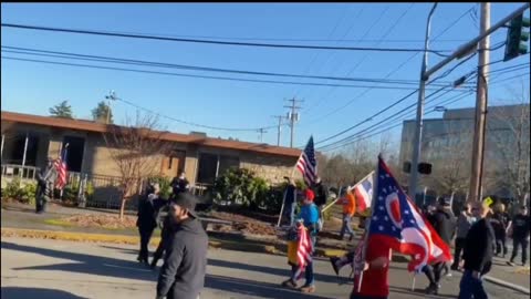 Trump Rally Assaulted by BLM & Antifa