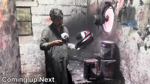 How to make Motorbike Helmets -- Mass Production Process of Helmets -- Manufacturing of Bike Helmets