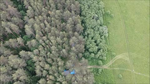 Panoramic shooting of nature from a copter