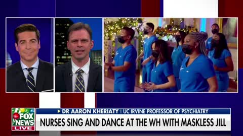 A Professor of Psychiatry reacts to the spectacle of nurses singing and dancing at the White House