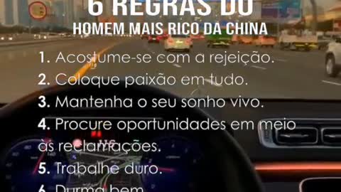 6 Regras do Homem mais rico da china #jackma