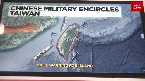 Usa china faceoff over naney pelosi,s taiwan visit:chinese military eneircles