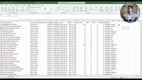 Analyze Google Ads Reports in Excel Pivot Tables