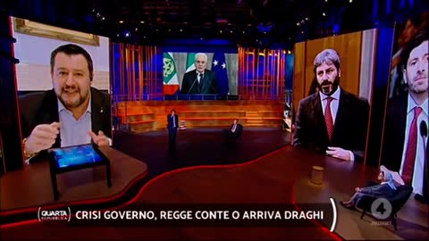 🔴 Matteo Salvini a "Quarta Repubblica" (01/02/2021).