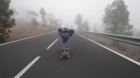 Downhill Longboard Tenerife Road