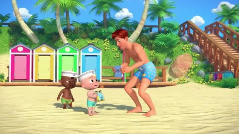 Playdate at the Beach Song _ The Sailor Went to Sea _ CoComelon Nursery Rhymes & Kids Songs