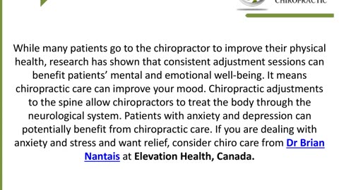 How Can Chiropractic Care Improve Your Mood?