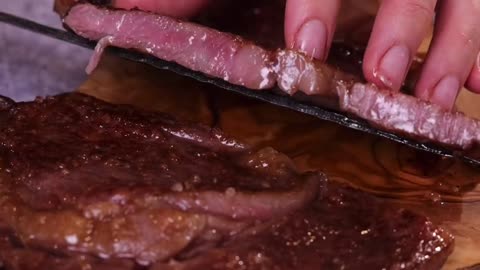 Over a $100 Steak ASMR