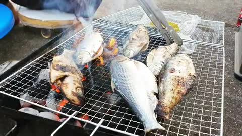 I had a grill fish barbecue