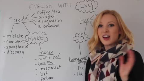 Make or Do ? Learn English for free with Lucy.