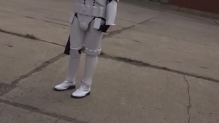 Stormtrooper Actor Under Arrest for Having a Plastic Gun at her Job