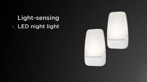 GE LED Night Light, Dusk to Dawn Sensor, Warm White, Energy Efficient, Ideal Nightlight for Bedroom