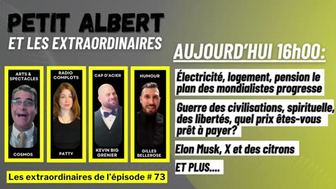 Petit Albert et les extraordinaires Épisode #73 - Mercredi 20 mars 2024