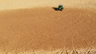 Hill climb at little Sahara