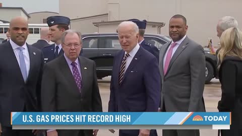 JOE BIDEN BLAME RUSSIA FOR INCREASE IN GAS PRICE