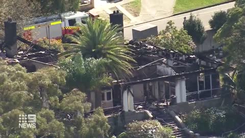 Police investigate $24 million mansion fire | 9 News Australia