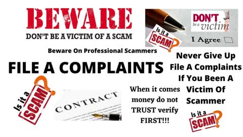 Scam / Scammers / Educational Awareness Becareful Of Professional Scammer / File A Complaints / Avoid Being A Scam Victim / An Eye Opener / It's Called Selfcare