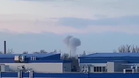 Explosions and fire in Nova Kakhovka, north of Crimea