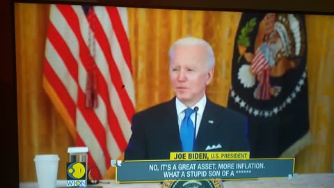 Joe Biden calls reporter "so what inflation, you stupid son of a bitch"