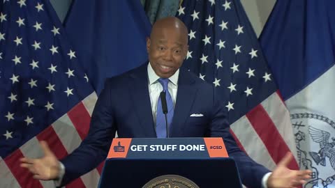 New York City Mayor Eric Adams Holds Public Hearing