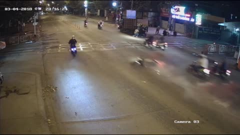 Speeding Motorbike Accident