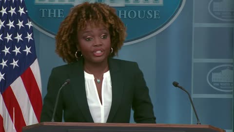 White House Press Secretary Karine Jean-Pierre briefing reporters & taking questions...