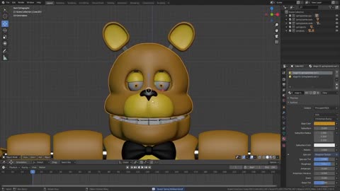 five nights at freddy's: spring fredbear speedmodel part 1