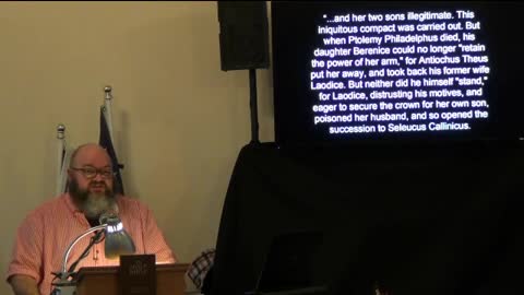 083 529 to 200 BC Foretold (Daniel 11:1-13) 2 of 2