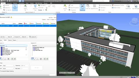 NAVISWORKS MANAGE 2022 LESSON 24: CLASH DETECTIVE RULES AND SELECT TAB