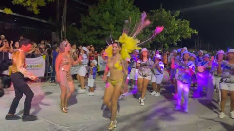 Parte del Desfile Entierro de Carnaval y Fallos - Tacuarembó, Uruguay (24/02/2024)