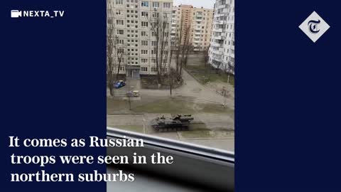 Ukraine war: Kyiv braces for battle as Russian tanks enter city