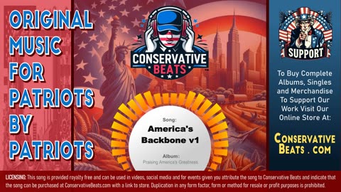 Conservative Beats - Album: Praising America's Greatness - Single: America's Backbone ( Version 1 )