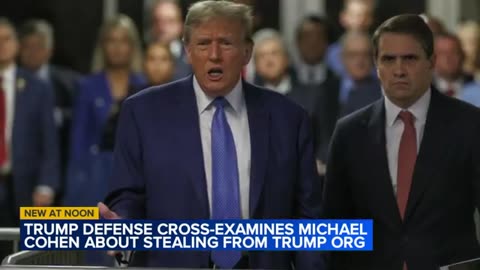 Hush-money trial_ Cohen admits to stealing from the Trump organization ABC News