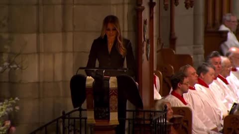 Melania's beautiful eulogy at her mother’s funeral