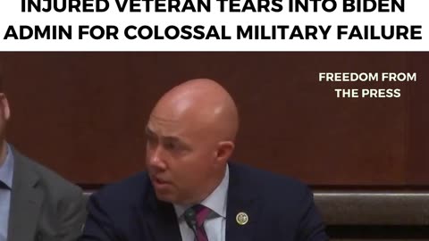 "THEY DON'T LOOK AT REALITY" - Injured Vet Tears Into Biden Admin For Colossal Military Failure