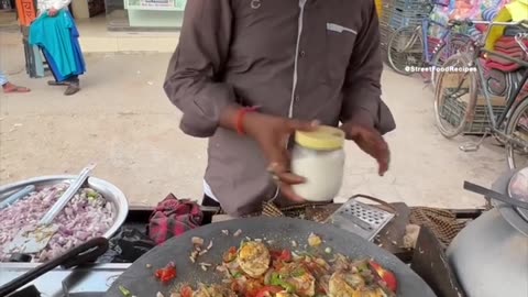 Popular Boiled Egg fry in Patna , India | Indian Street Food