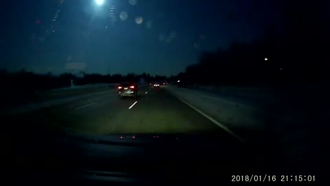 Meteorite over Michigan Caught on Dash Cam