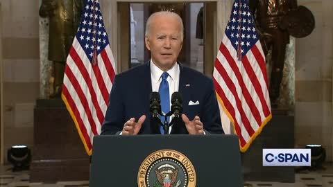 President Biden on January 6th U.S. Capitol Attack Anniversary (FULL REMARKS)...???