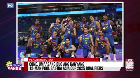 Cone, umaasang buo ang kanyang 12-man pool sa FIBA Asia Cup 2025 qualifiers