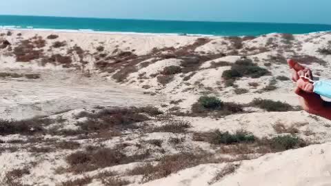 Pink lake @ras al khaima