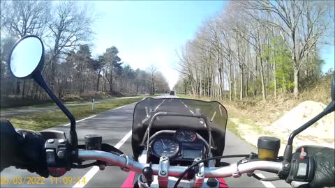 BMW R1200GS rondje rijden