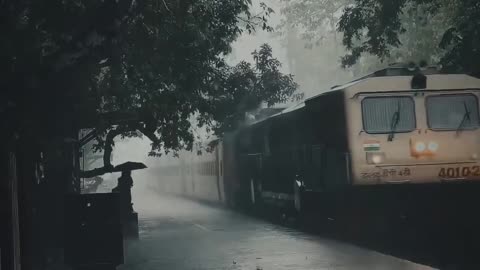 Lovely Train station in India