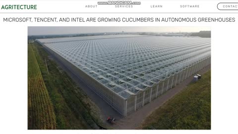 Massive Greenhouses for food production for the elites! Once all Our grounds are poisoned!