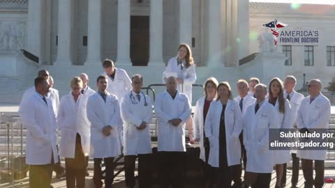 Los Doctores Americanos en Primera Linea hablan a América y el Mundo. Subtitulado al español.