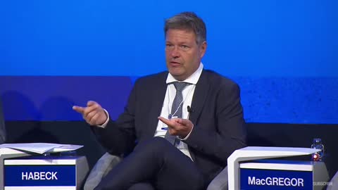 German vice-chancellor Robert Habeck at WEF 2022