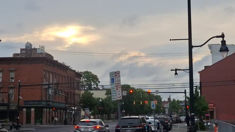 A created(clouds) covering, comes in different densities.