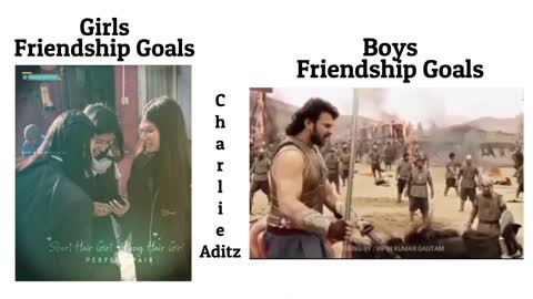 Girls Friendship Goals Vs Boys Friendship Goals !! Memes #viralmemes