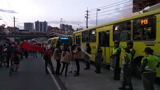 Avanza protesta por el Paro Nacional en Bucaramanga